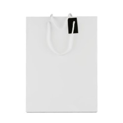 Papiergeschenktasche groß LUKKU - Weiß