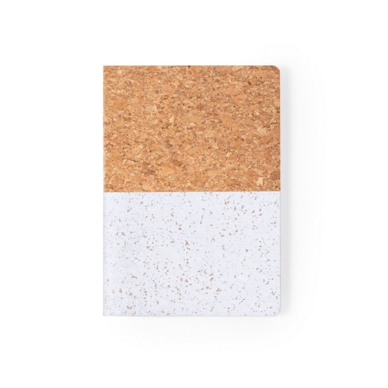 Notizbuch aus Kork ca. A5 - Weiß