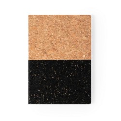 Notizbuch aus Kork ca. A5 - Schwarz