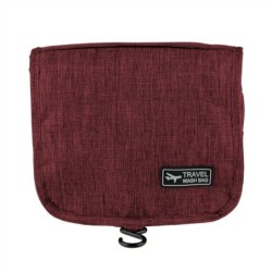 Kosmetiktasche - Burgunderrot