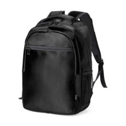 Recycelter Nylon-Rucksack - Schwarz