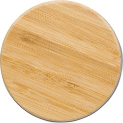 Thermobecher 300 ml mit Bambuselement - Schwarz