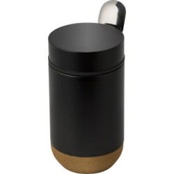 Thermischer Lebensmittelbehälter 400 ml, Löffel - Schwarz
