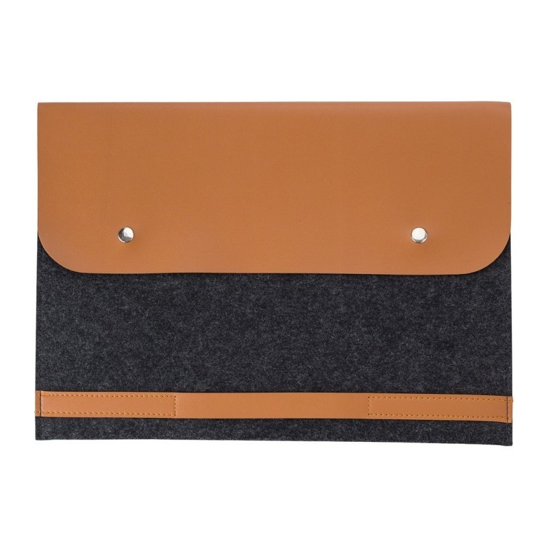 Laptoptasche 14" aus RPET-Filz - Graphit