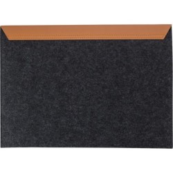 Laptoptasche 14" aus RPET-Filz - Graphit