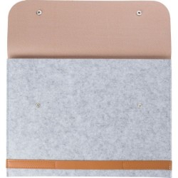 Laptoptasche 14" aus RPET-Filz - Grau