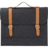 Laptoptasche 14" aus RPET-Filz - Graphit