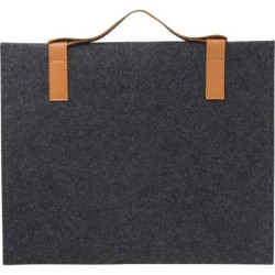 Laptoptasche 14" aus RPET-Filz - Graphit