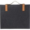 Laptoptasche 14" aus RPET-Filz - Graphit