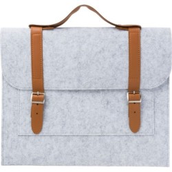 Laptoptasche 14" aus RPET-Filz - Grau