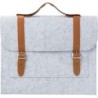 Laptoptasche 14" aus RPET-Filz - Grau