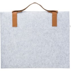 Laptoptasche 14" aus RPET-Filz - Grau