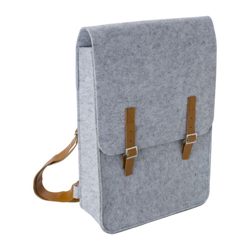 Rucksack aus RPET-Filz - Grau