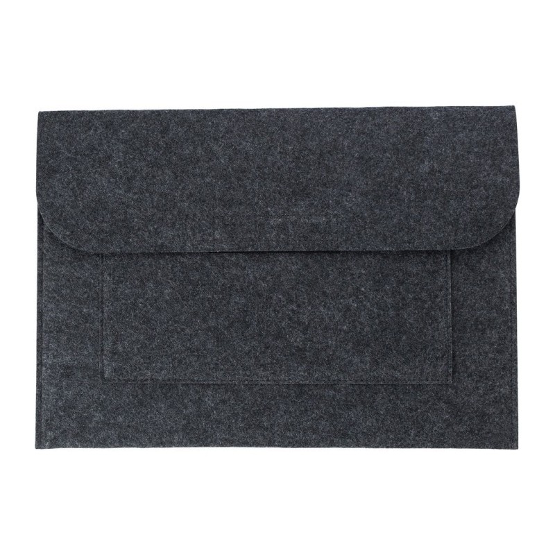 Dokumentenmappe aus RPET-Filz - Graphit