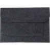 Dokumentenmappe aus RPET-Filz - Graphit