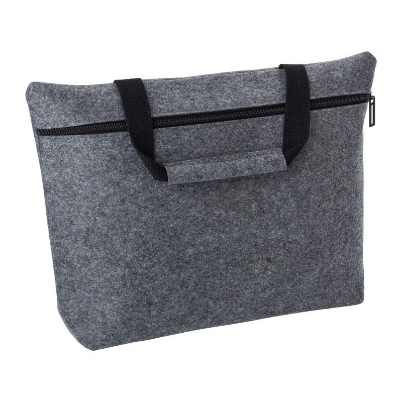 Laptoptasche 15" aus Filz RPET - Grau