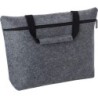 Laptoptasche 15" aus Filz RPET - Grau