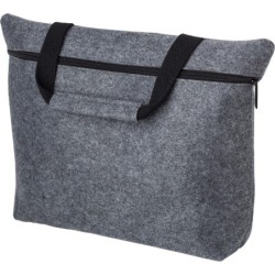 Laptoptasche 15" aus Filz RPET - Grau