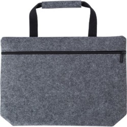 Laptoptasche 15" aus Filz RPET - Grau