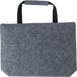 Laptoptasche 15" aus Filz RPET - Grau