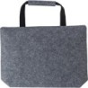 Laptoptasche 15" aus Filz RPET - Grau