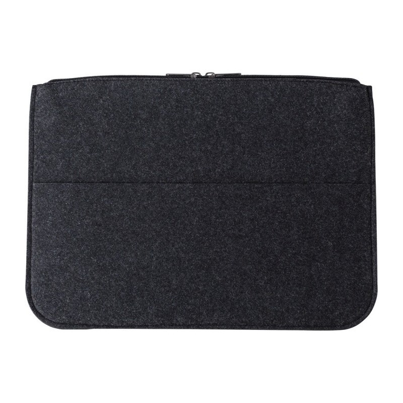 Dokumentenmappe aus RPET-Filz, 14"-Laptoptasche - Graphit