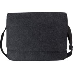 Laptoprucksack 15" aus RPET-Filz - Graphit