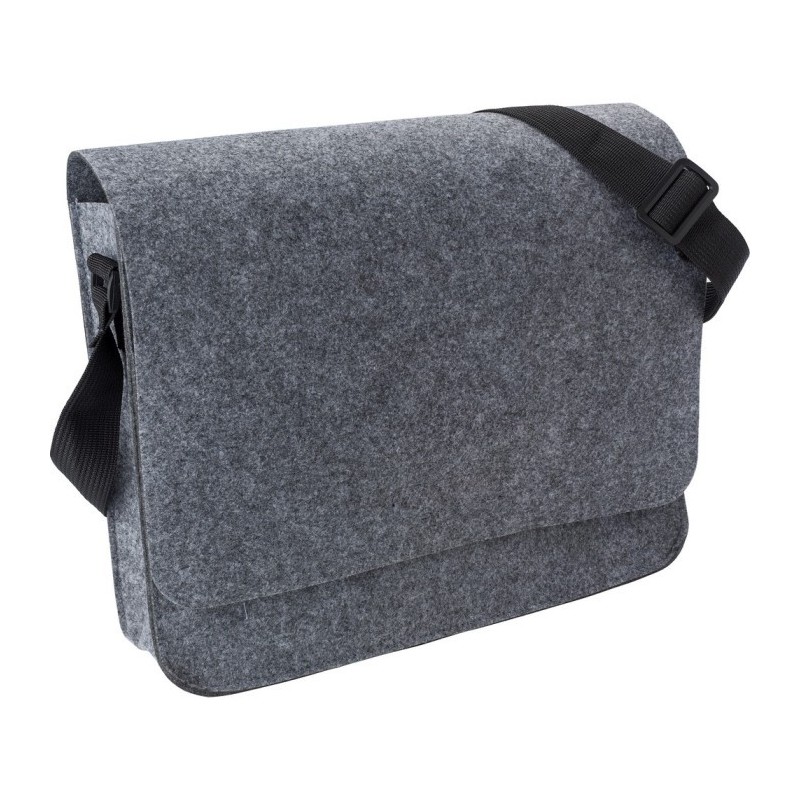 Laptoprucksack 15" aus RPET-Filz - Grau