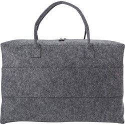 RPET-Reisetasche, Sporttasche aus Filz - Grau