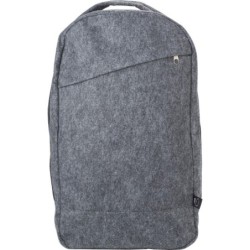 Rucksack aus RPET-Filz - Grau