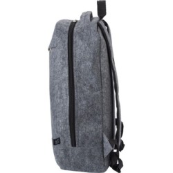 Rucksack aus RPET-Filz - Grau
