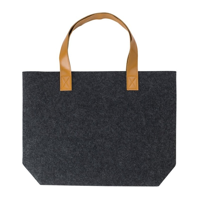RPET-Einkaufstasche aus Filz - Graphit