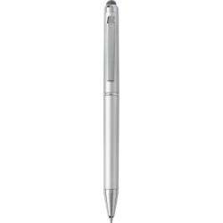 Kugelschreiber mit Touchscreen Stift - Silber