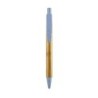 Kugelschreiber mit Bambus-Schaft - Blau