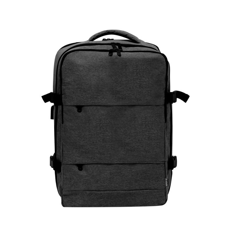 RPET Laptop-Rucksack - Schwarz