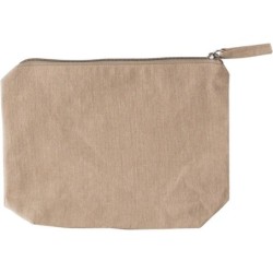Kosmetiktasche aus recycelter Baumwolle - Khaki