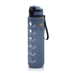 Motivationsflasche 1000 ml | Bennie - Dunkelblau