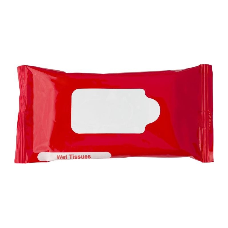 Pflegetücher in Verpackung - Rot