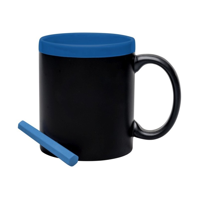 Keramikbecher 300 ml zum Malen, Kreide - Dunkelblau