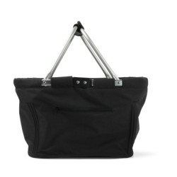 Einkaufskorb, faltbar - Schwarz