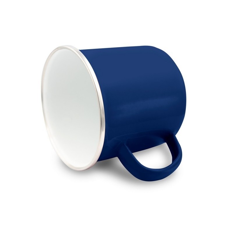 Emaillierter Becher 360 ml - Dunkelblau