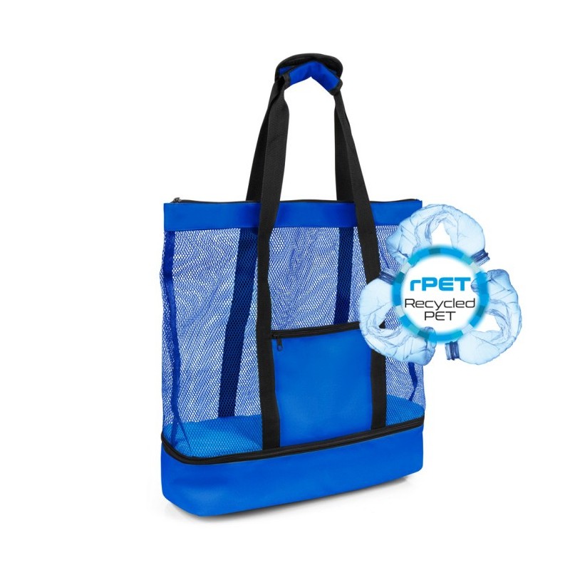 RPET Strandtasche, Einkaufstasche, Kühltasche | Maxwell - Dunkelblau