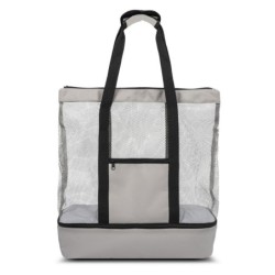 RPET Strandtasche, Einkaufstasche, Kühltasche | Maxwell - Grau