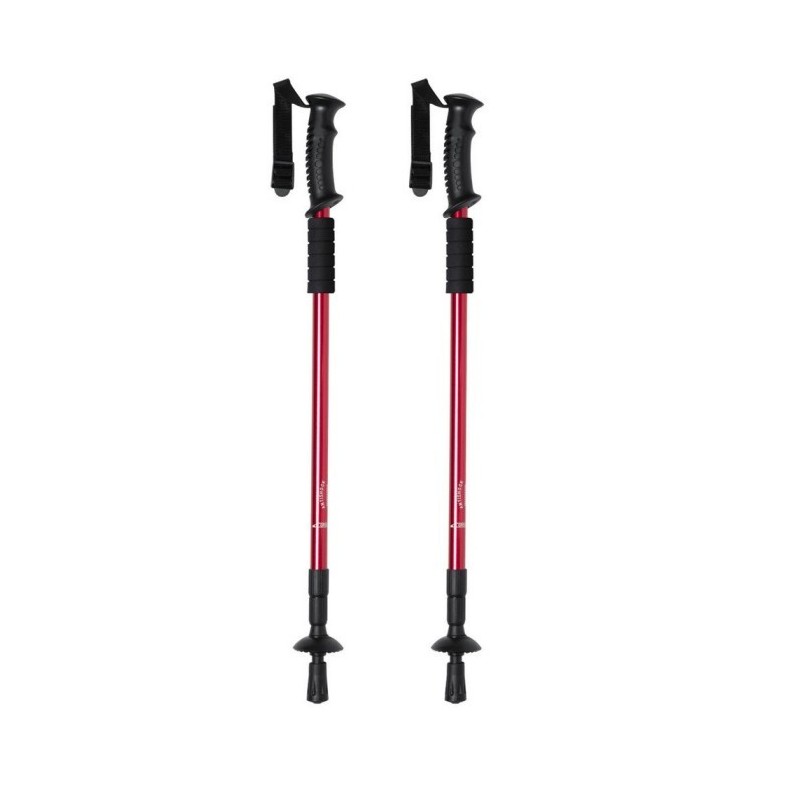 Wanderstöcke-Set, Wanderstöcke, 2-tlg - Rot