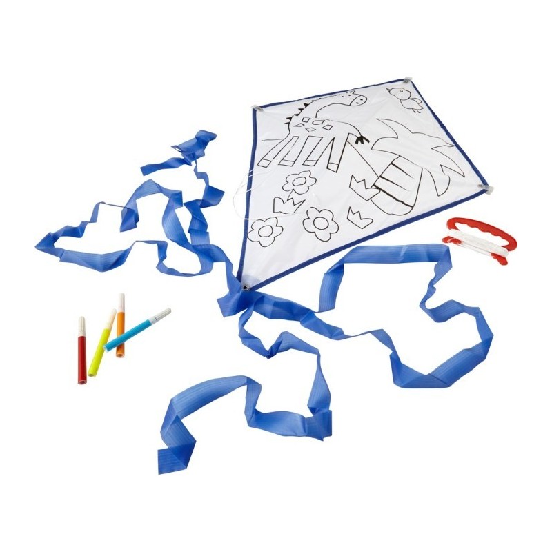 Drachen zum Bemalen - Dunkelblau