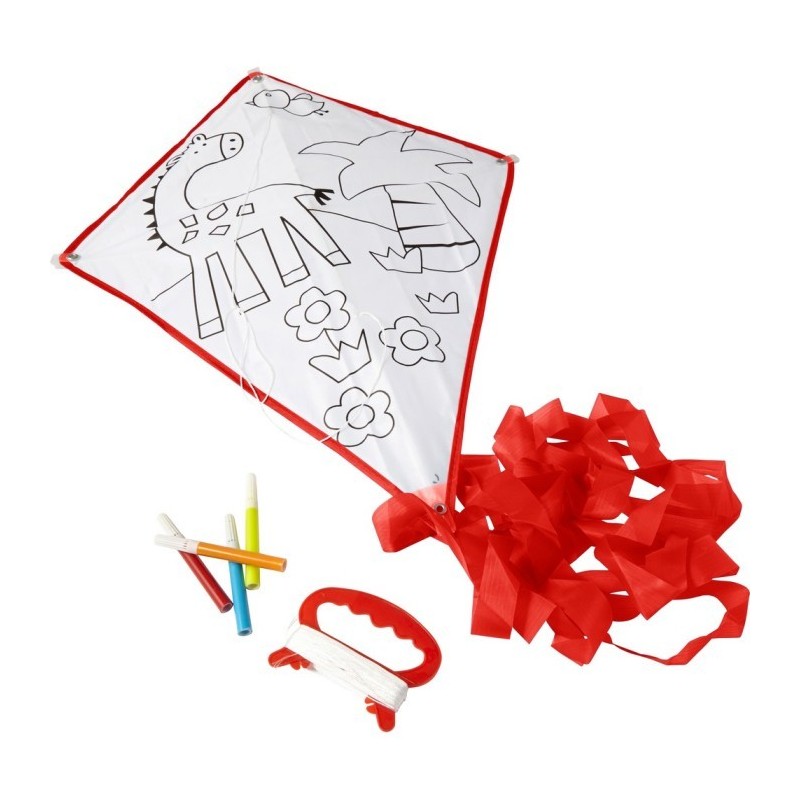 Drachen zum Bemalen - Rot