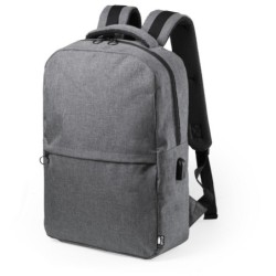 Laptop-Rucksack 15" aus RPET - Grau