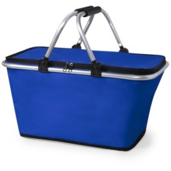Einkaufskorb, faltbar, Kühltasche - Blau