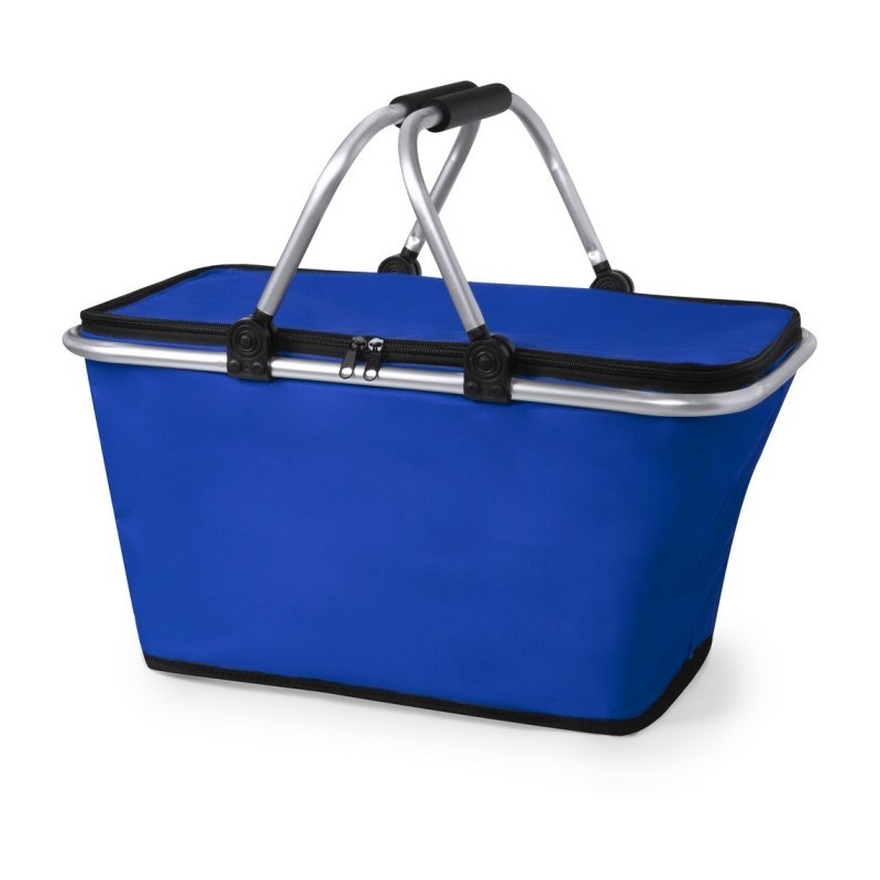 Einkaufskorb, faltbar, Kühltasche - Blau