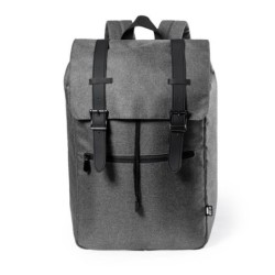 RPET 15" Laptop- und 10" Tablet-Rucksack - Graphit